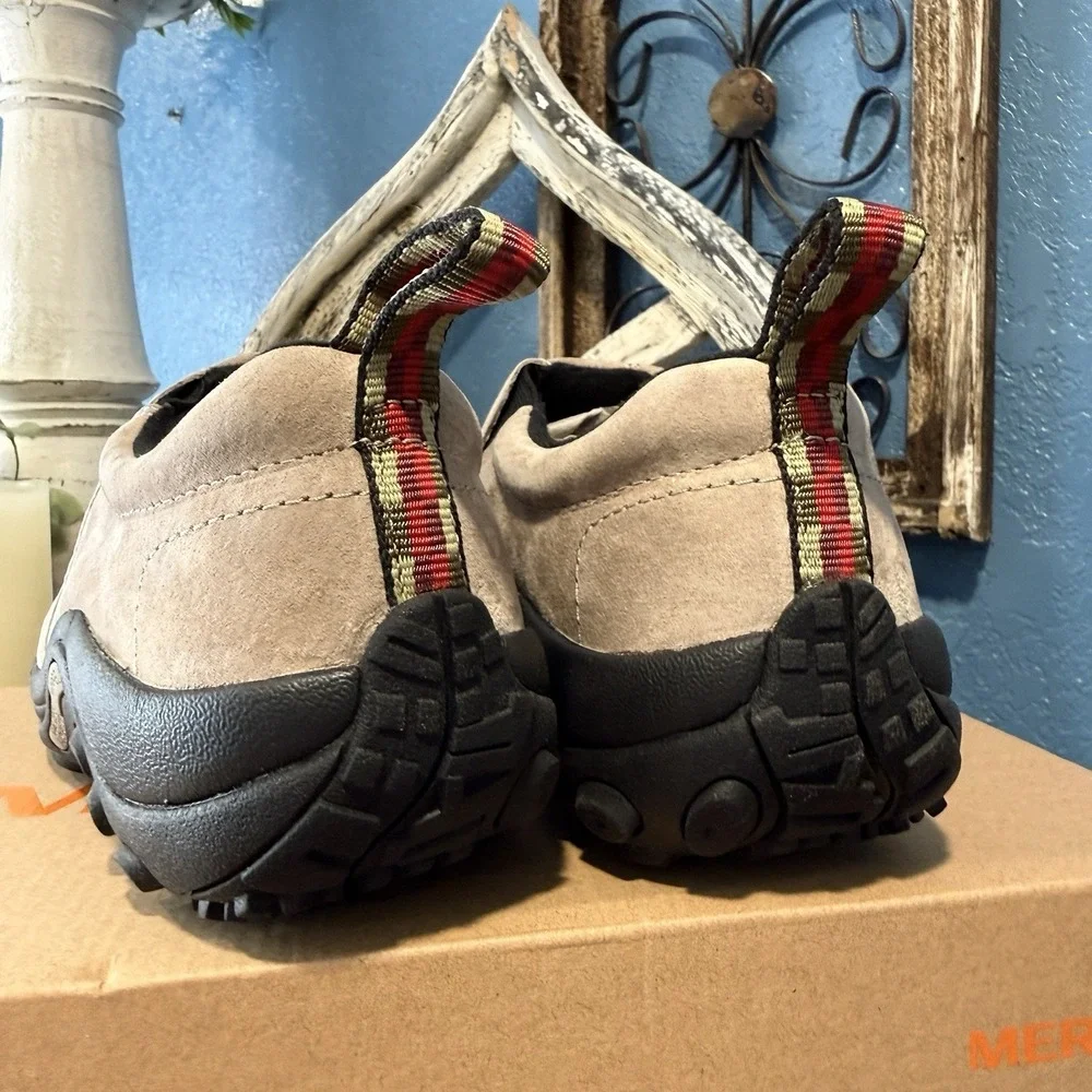 Merrell NEW Womens Jungle Moc Loafers Shoes Suede Taupe J60802 Sz 8.5 Slip On - Picture 7 of 7